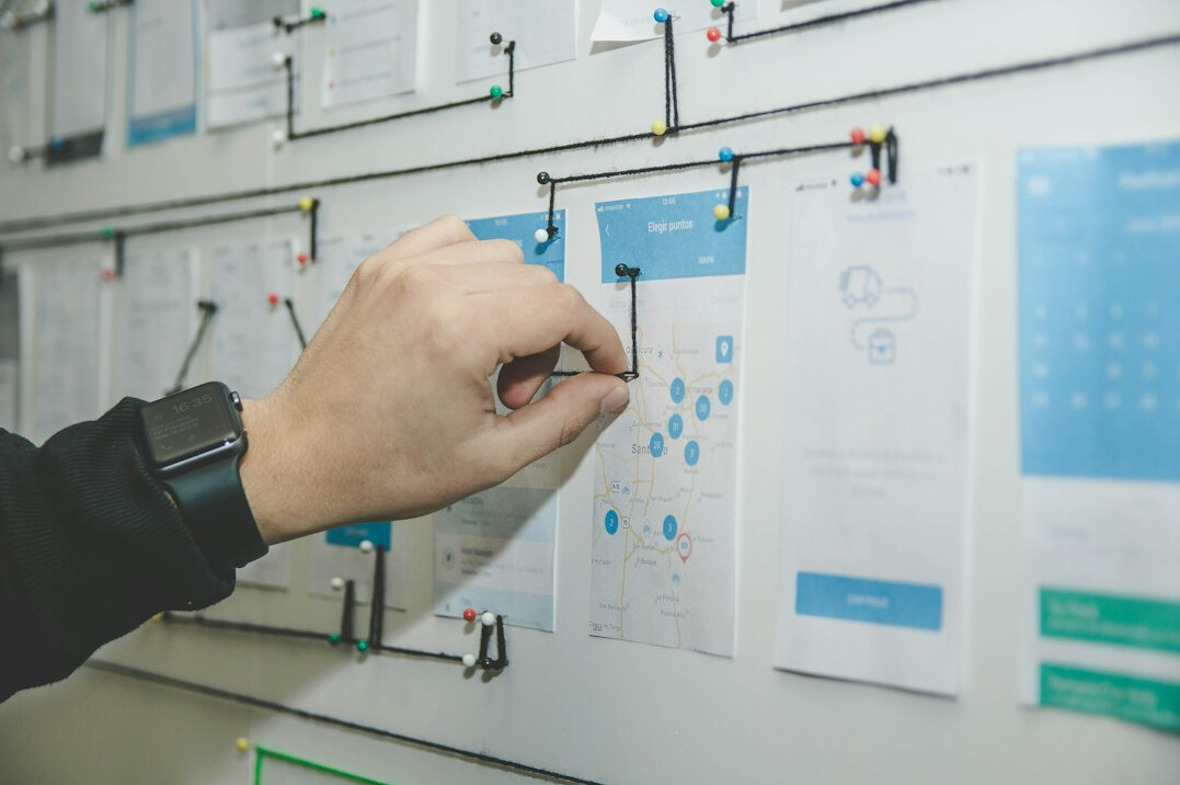 researcher analyzing data