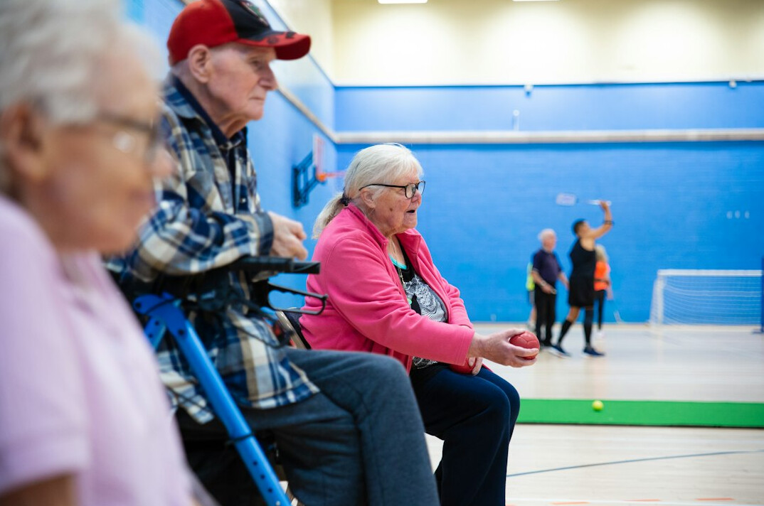 elderly people in community living